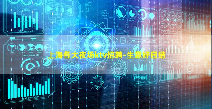 上海各大夜场ktv招聘-生意好日结